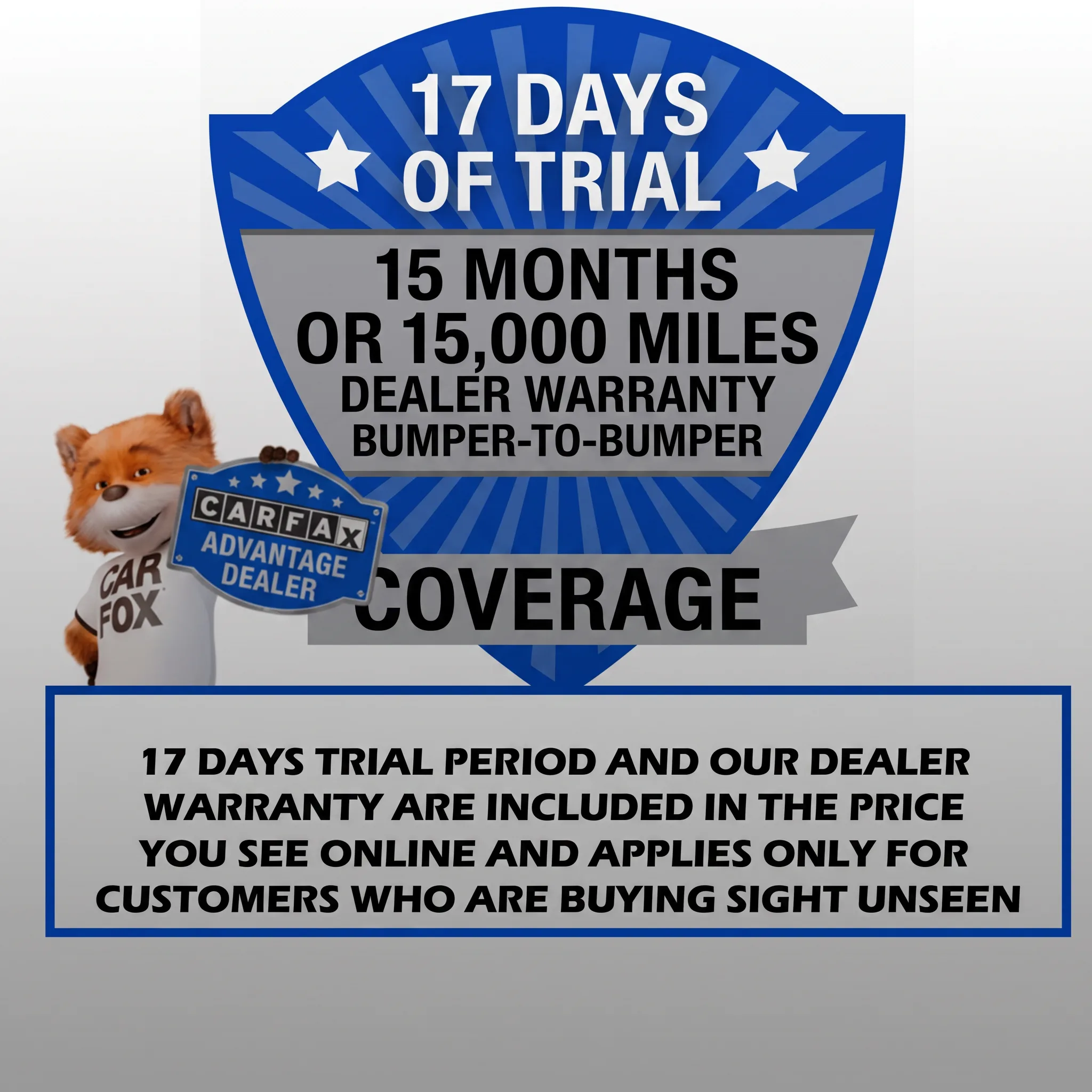 Warranty and trial